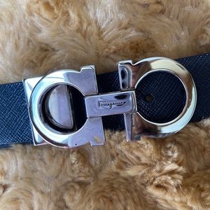 Ferragamo belt - reversible saffiano leather